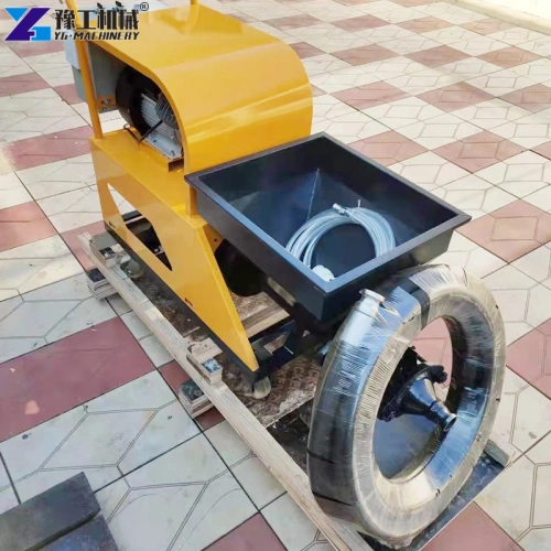 Mortar sprayer spraying machine