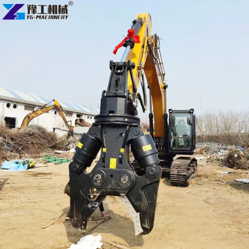 demolition shears excavator