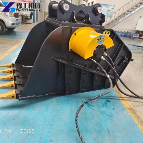 excavator rock crusher bucket price