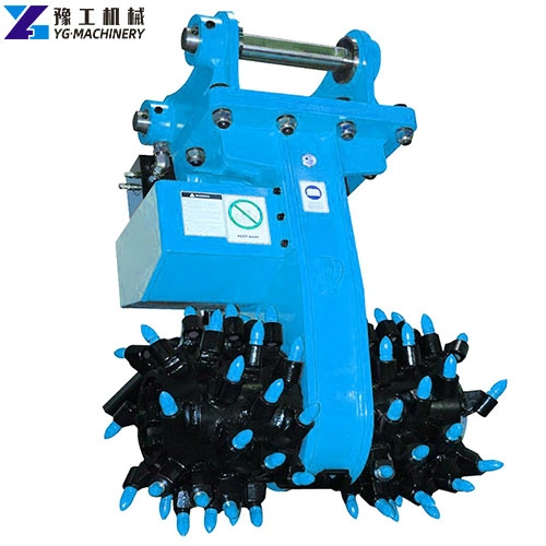 hydraulic rotary drum cutter