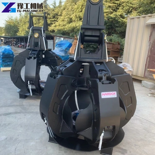 mini excavator with claw