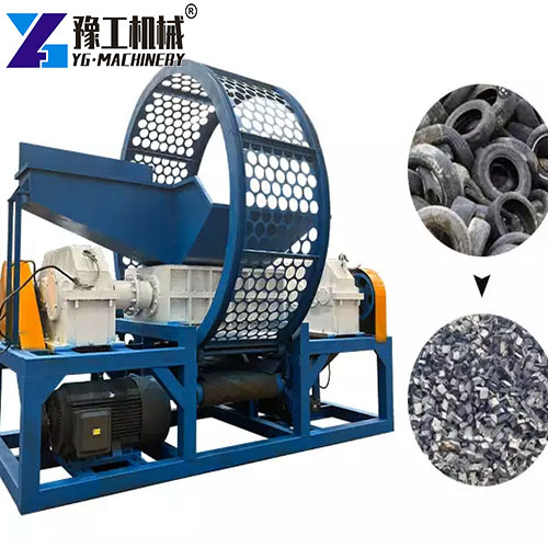 rubber tire shredder machine