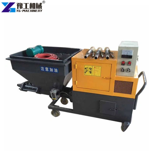 sand cement mortar plaster machine