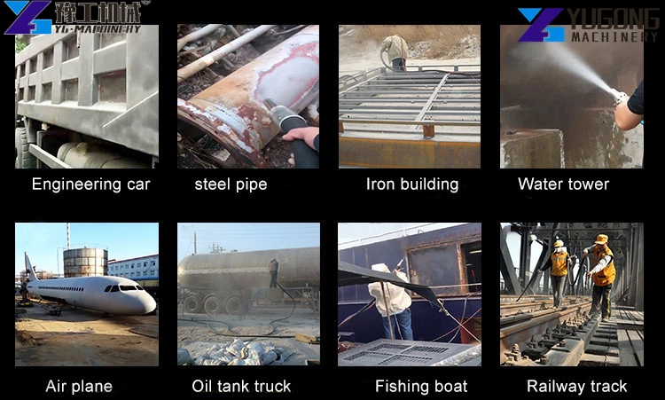 sandblasting machine operation process