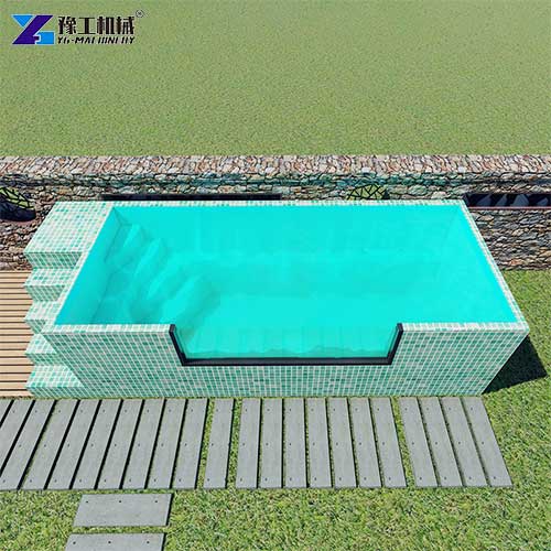 metal container swimming pool