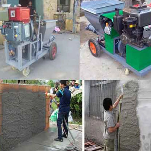 mortar sprayer application