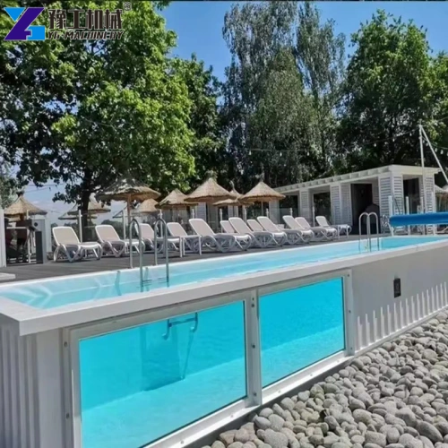 outdoor pool container