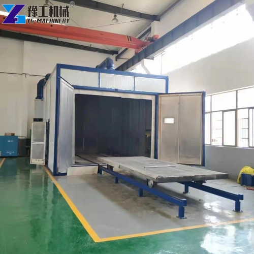 pneumatic recovery sandblasting room