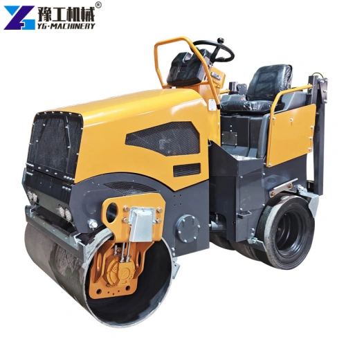 ride-on double drum vibratory roller