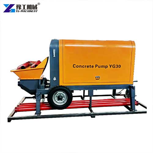 small portable concrete pump
