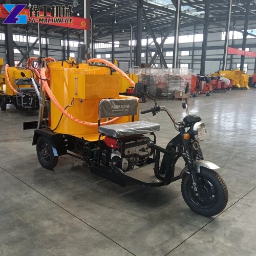 three-wheeled crack sealing machine