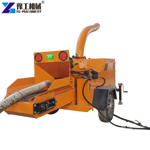 tractor-mounted wood shredder