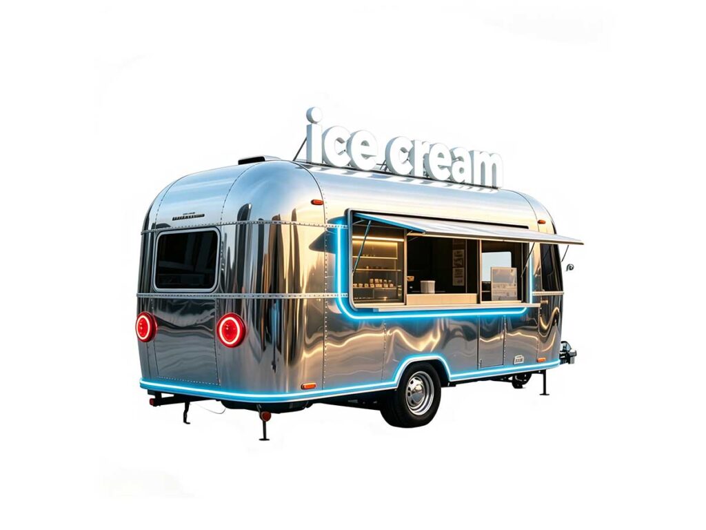YG ice cream food trailer
