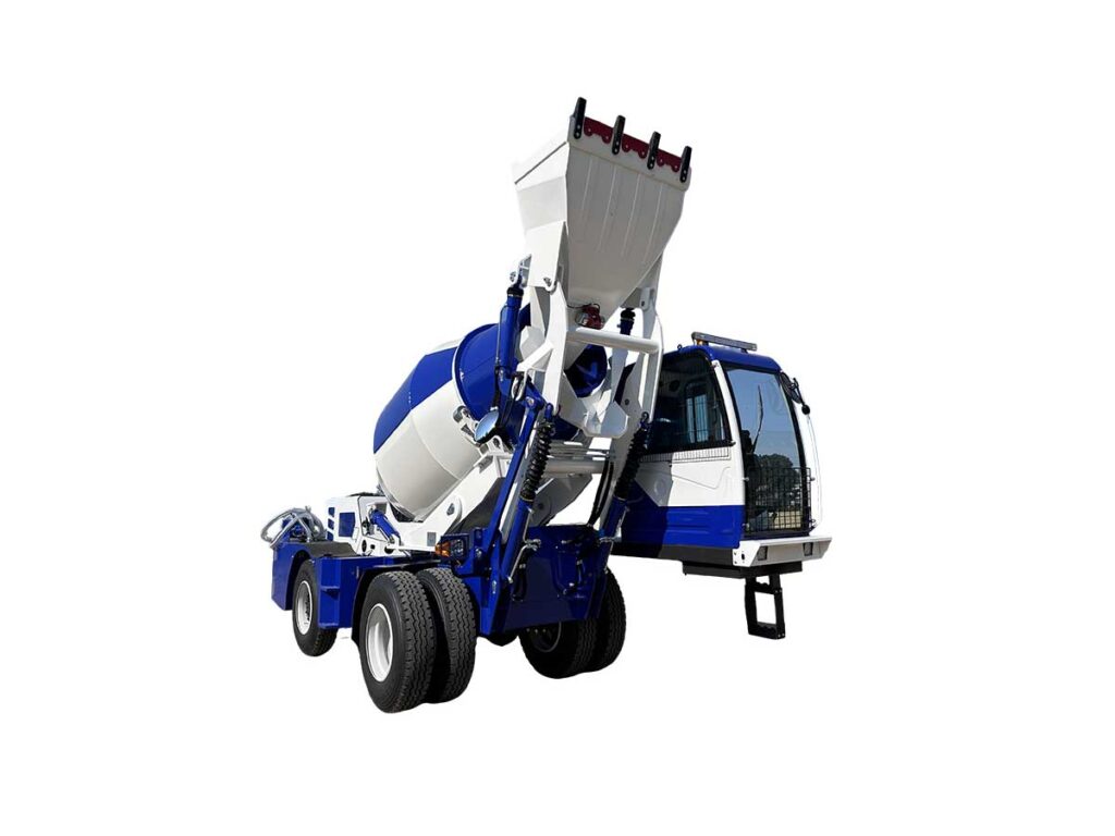 YG self-loading concrete mixer machine