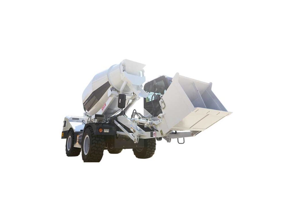 YG self-loading concrete mixer truck