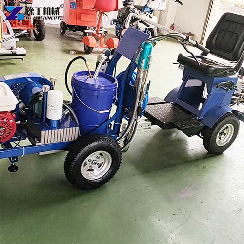cold paint road line striping machine