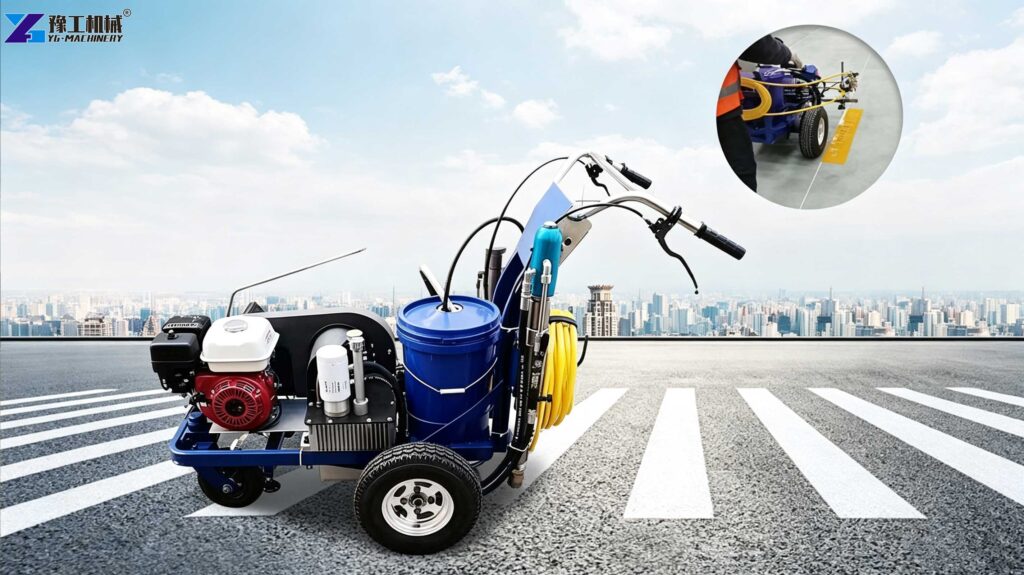 cold paint road marking machine