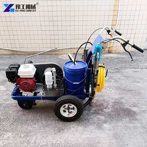 cold spray road marking machine