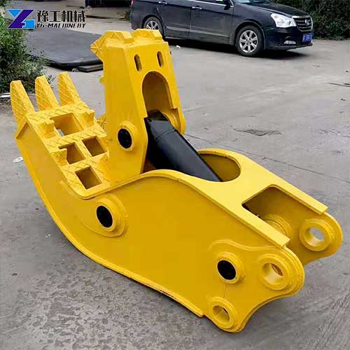 concrete pulverizer attachment