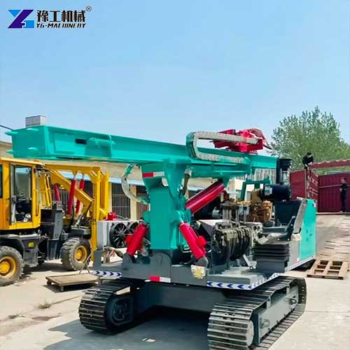 crawler photovoltaic pile driver