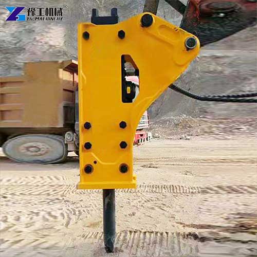 excavator concrete breaker