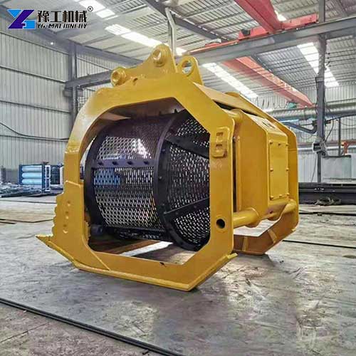 excavator rock screening bucket