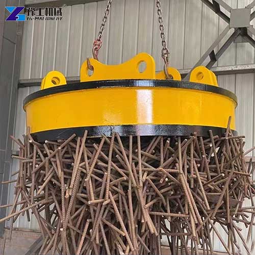 excavator scrap magnet