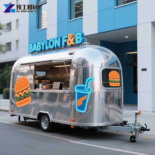 hamburger food trailer