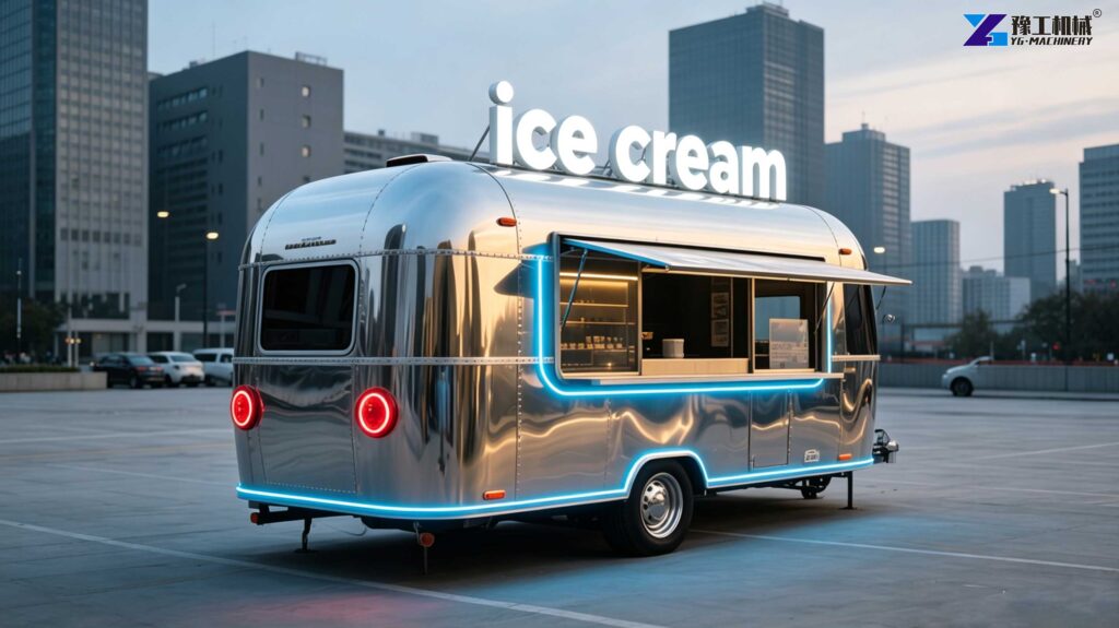ice cream food trailer