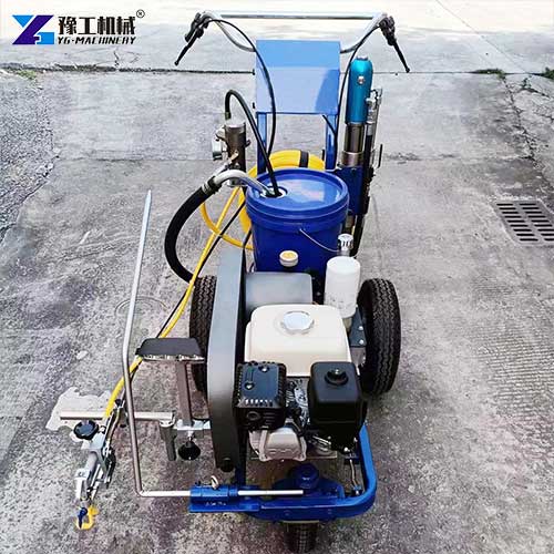 parking lot line painting machine