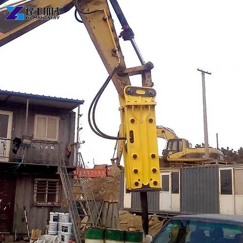 rock breaker attachment for excavator