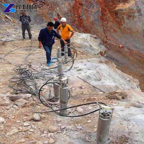 rock splitter machine application