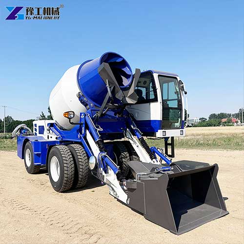 self-loading cement mixer