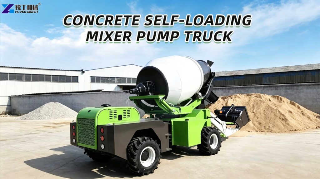 self-loading concrete mixer truck price