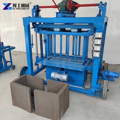 semi auto bricks machine