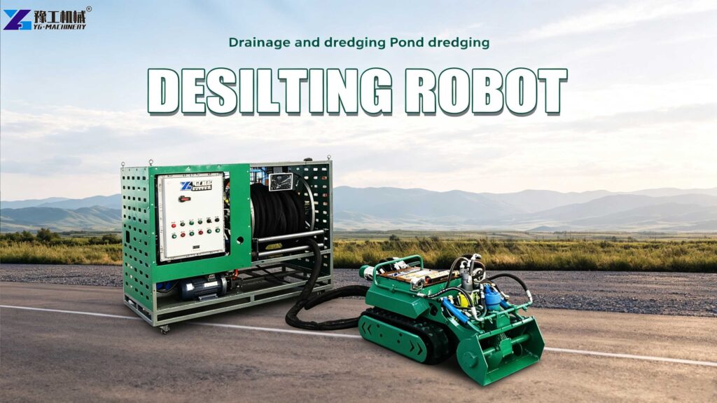 sludge dredging robot