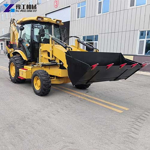small backhoe loader