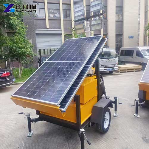 solar powered portable light towers