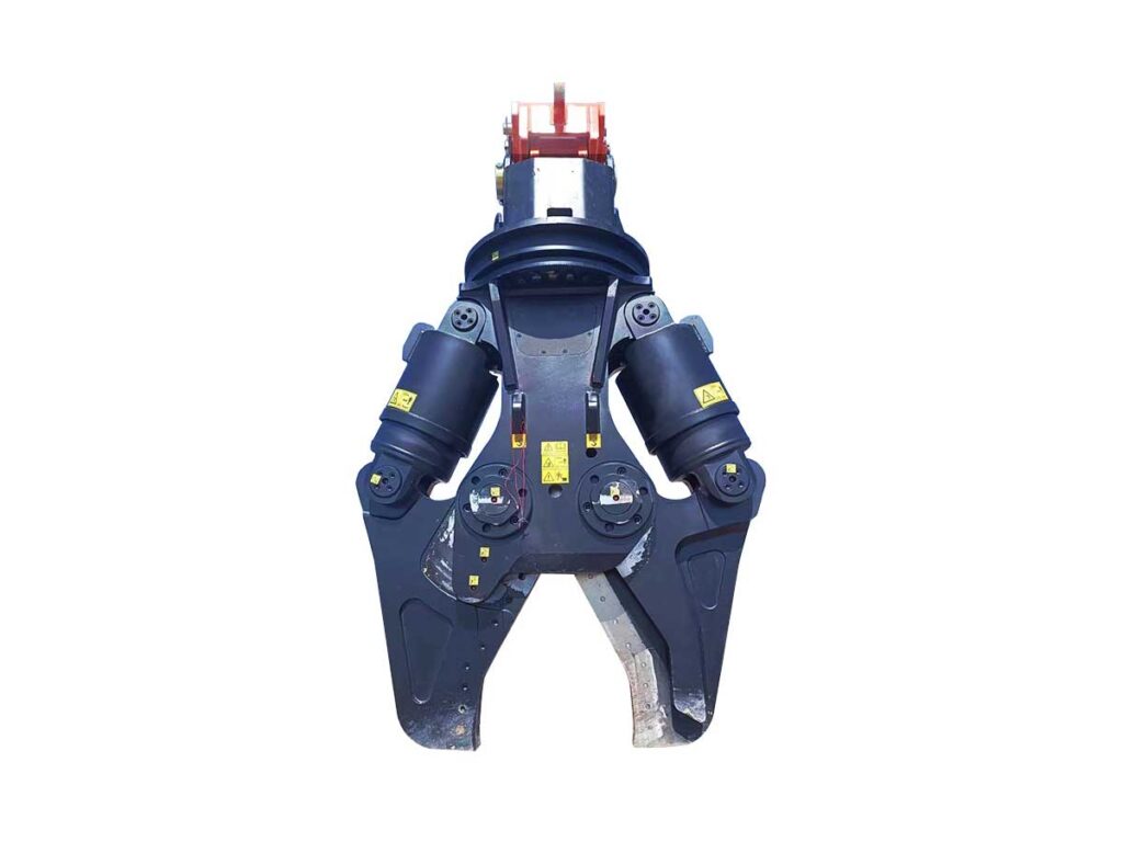 YG excavator shear attachment