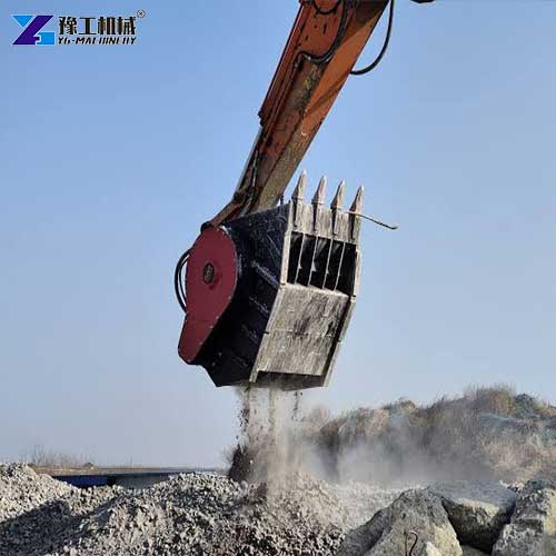 concrete crusher bucket