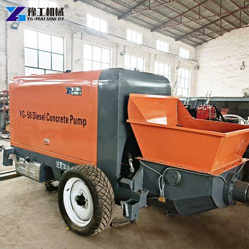 diesel concrete pump trailer for sale