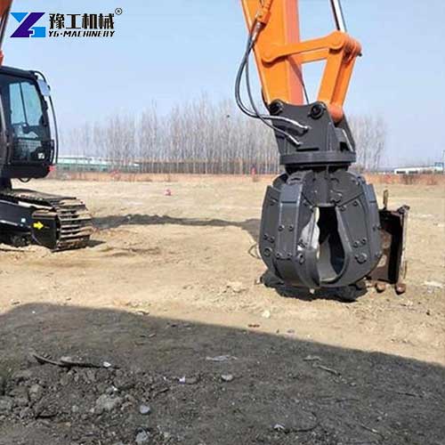 hydraulic excavator grapple