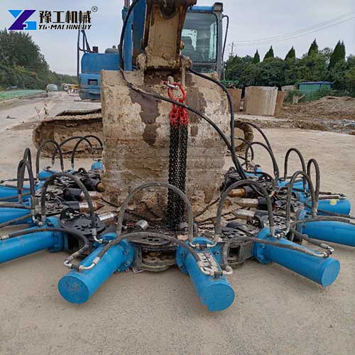 hydraulic pile chipping machine