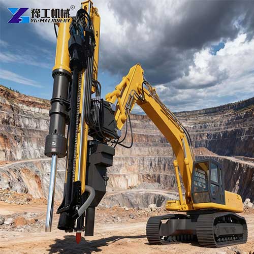 hydraulic rock drill and splitter