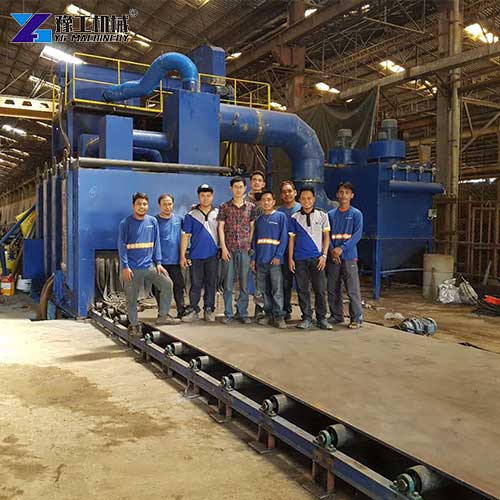 industrial shot blasting machine sold to Malaysia