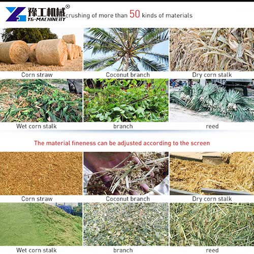 pulverize material by waste wood shredder