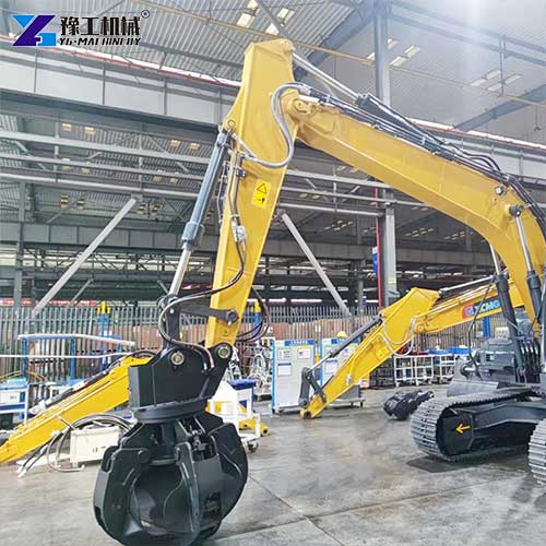 rotating grab for excavator