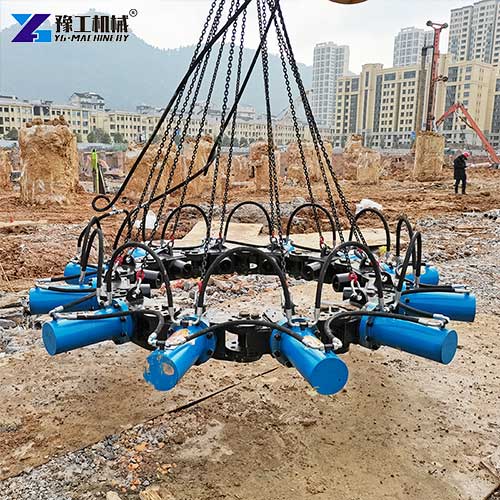 round pile head breaking machine