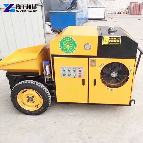trailer mounted concrete pump