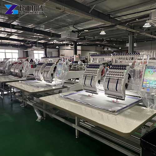 15 needles embroidery machine